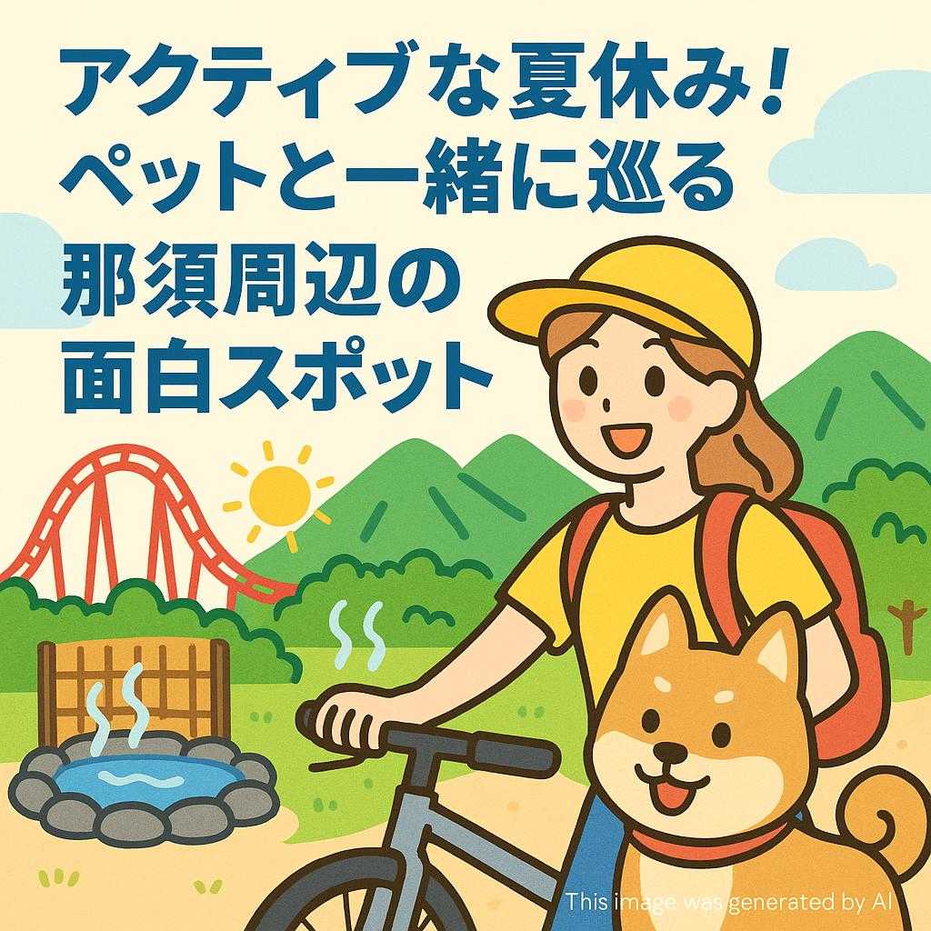 アクティブな夏休み！ペットと一緒に巡る那須周辺の面白スポット