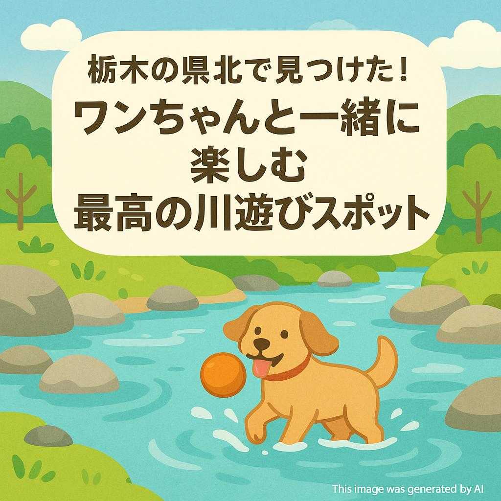 栃木の県北で見つけた！ワンちゃんと一緒に楽しむ最高の川遊びスポット