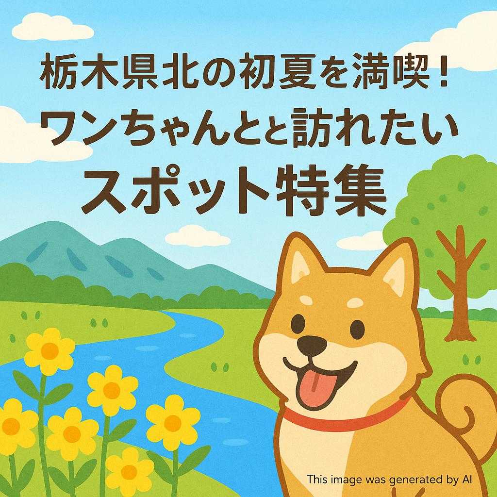 栃木県北の初夏を満喫！ワンちゃんと訪れたいスポット特集
