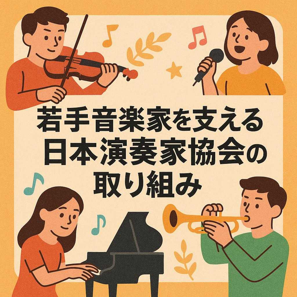 若手音楽家を支える日本演奏家協会の取り組み