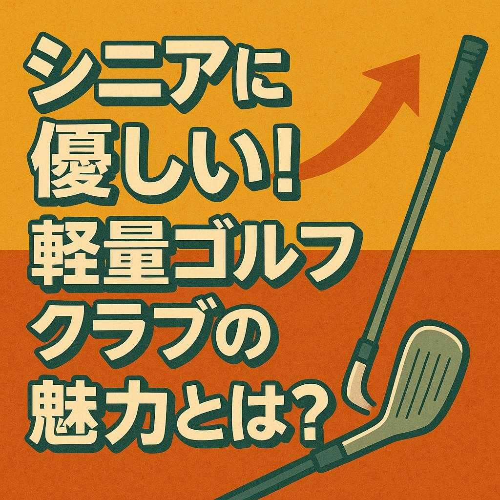 シニアに優しい！軽量ゴルフクラブの魅力とは？