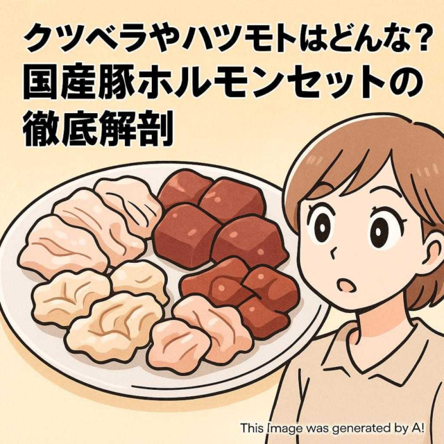 クツベラやハツモトはどんな味？国産豚ホルモンセットの徹底解剖