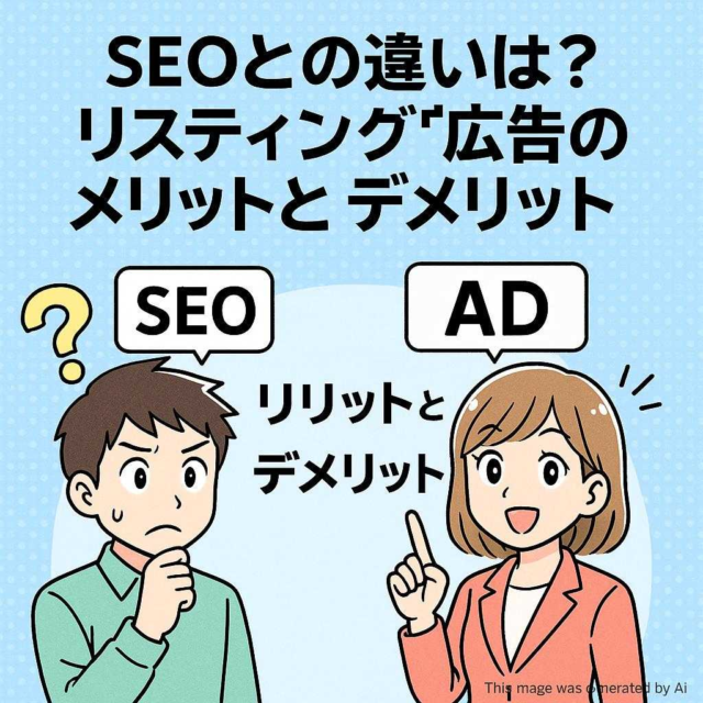 SEOとの違いは？リスティング広告のメリットとデメリット