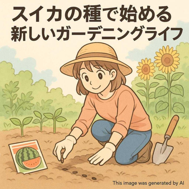 スイカの種で始める新しいガーデニングライフ