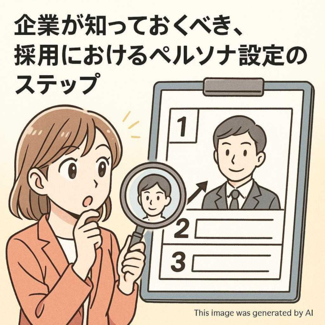 企業が知っておくべき、採用におけるペルソナ設定のステップ