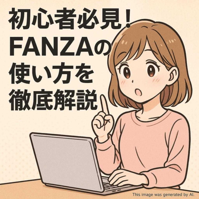 初心者必見！FANZAの使い方を徹底解説