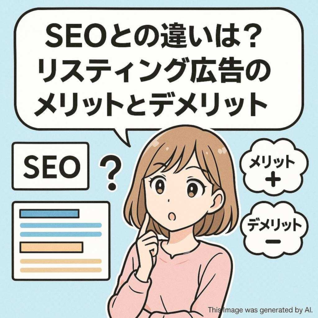 SEOとの違いは？リスティング広告のメリットとデメリット