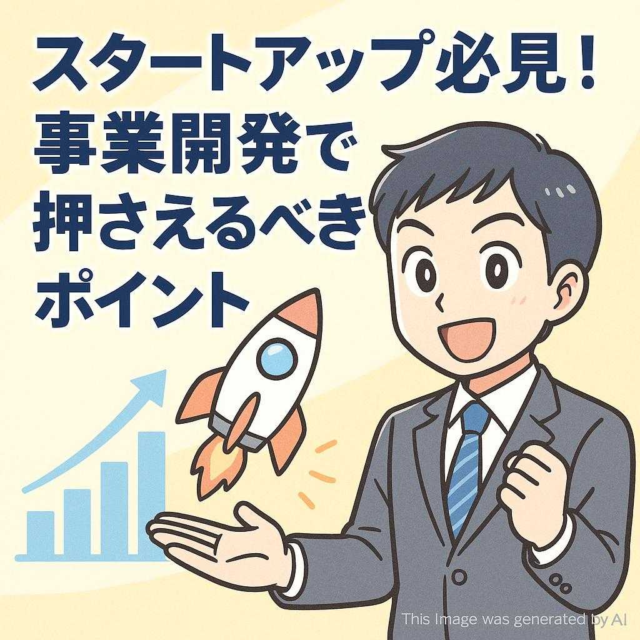スタートアップ必見！事業開発で押さえるべきポイント