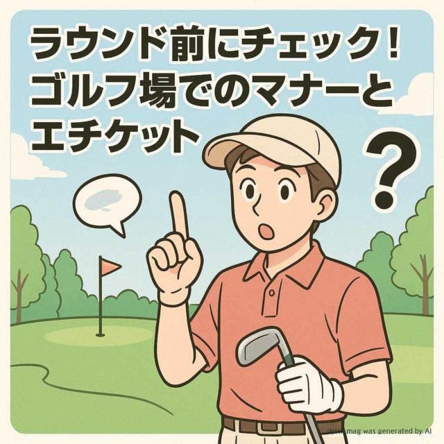 ラウンド前にチェック！ゴルフ場でのマナーとエチケット