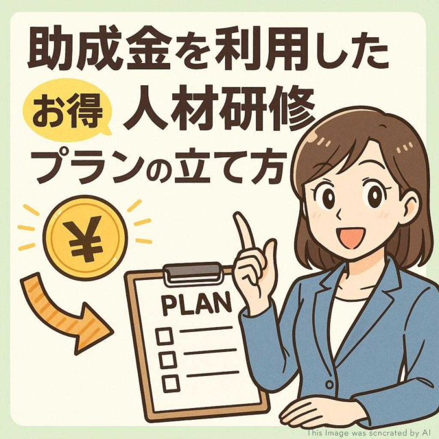 助成金を利用したお得な人材研修プランの立て方