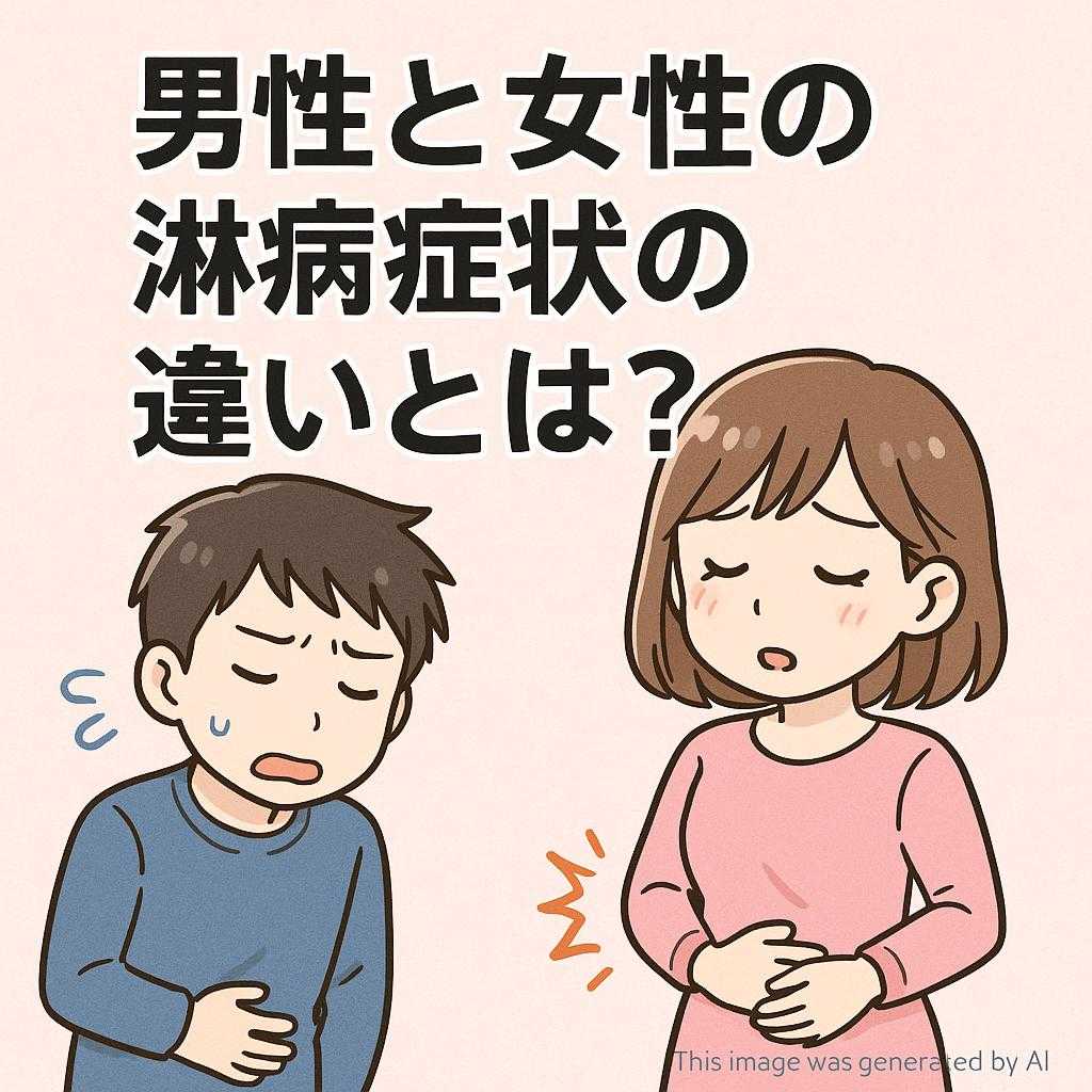 男性と女性の淋病症状の違いとは？