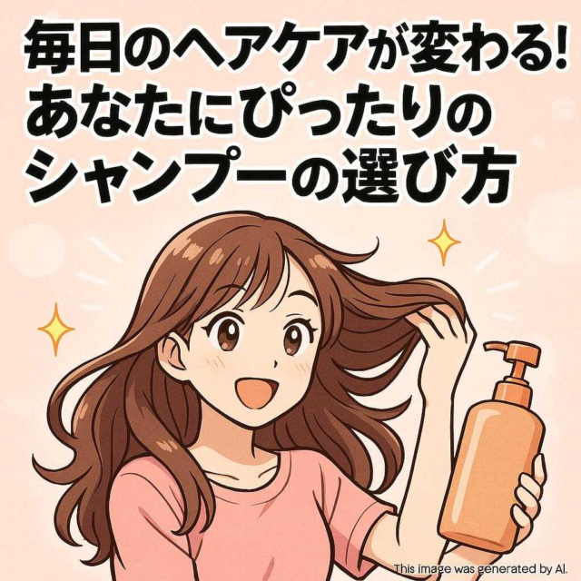 毎日のヘアケアが変わる！あなたにぴったりのシャンプーの選び方