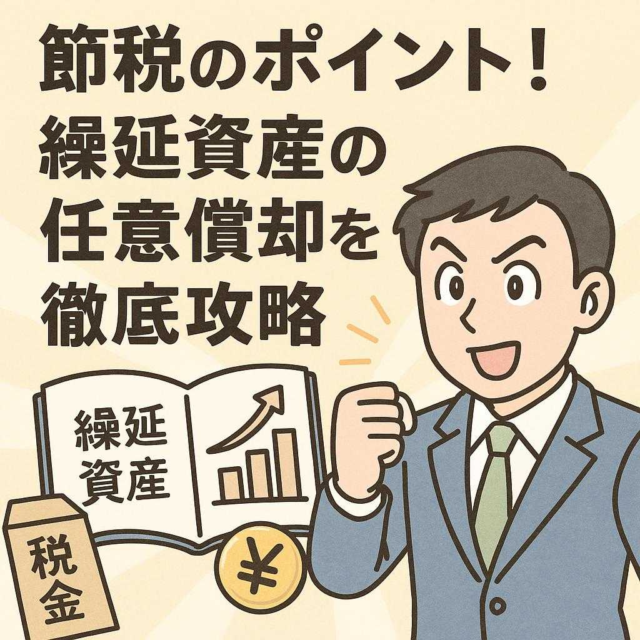 節税のポイント！繰延資産の任意償却を徹底攻略