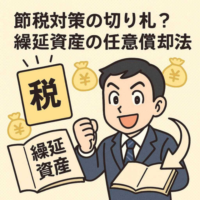 節税対策の切り札？繰延資産の任意償却法