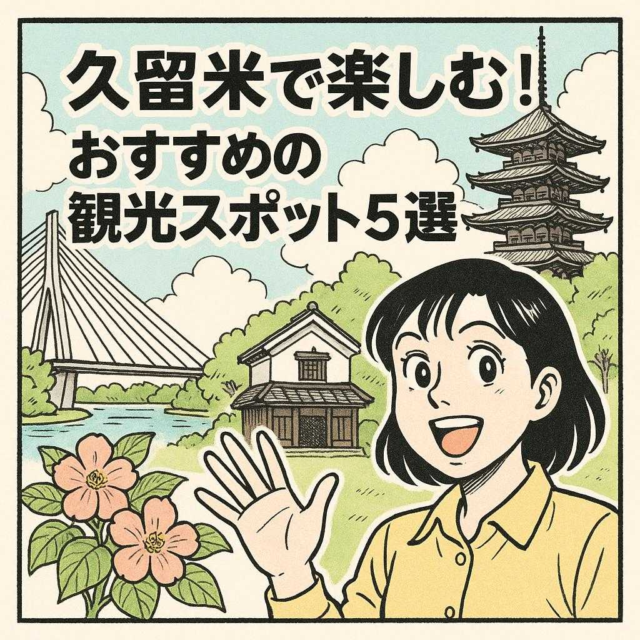 久留米で楽しむ！おすすめの観光スポット5選