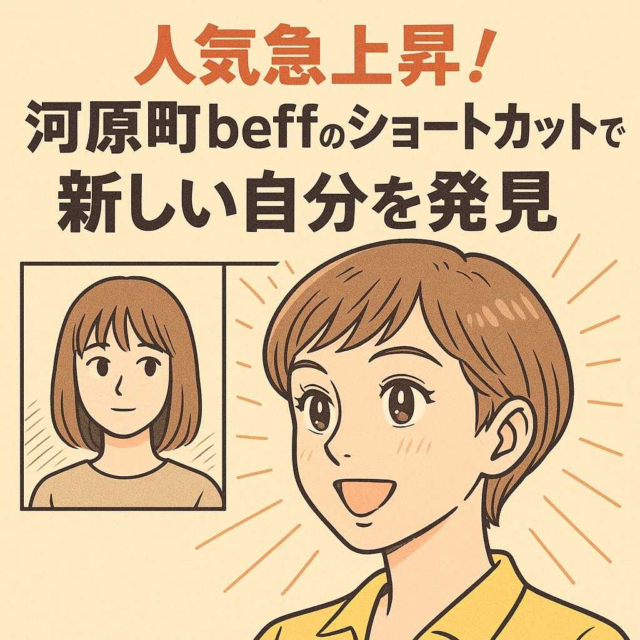 人気急上昇！河原町beffのショートカットで新しい自分を発見