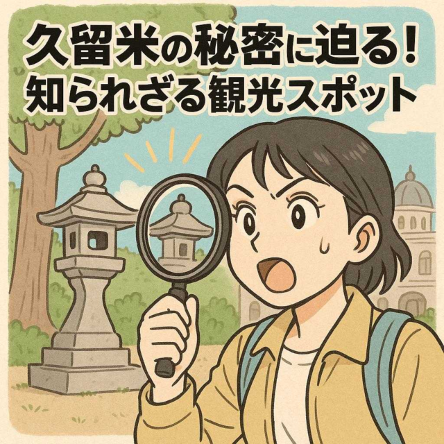 久留米の秘密に迫る！知られざる観光スポット