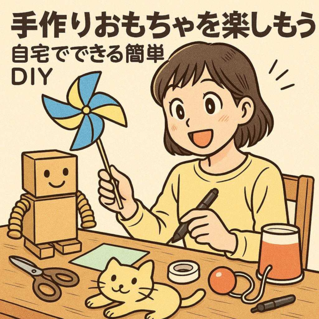 手作りおもちゃを楽しもう！自宅でできる簡単DIY