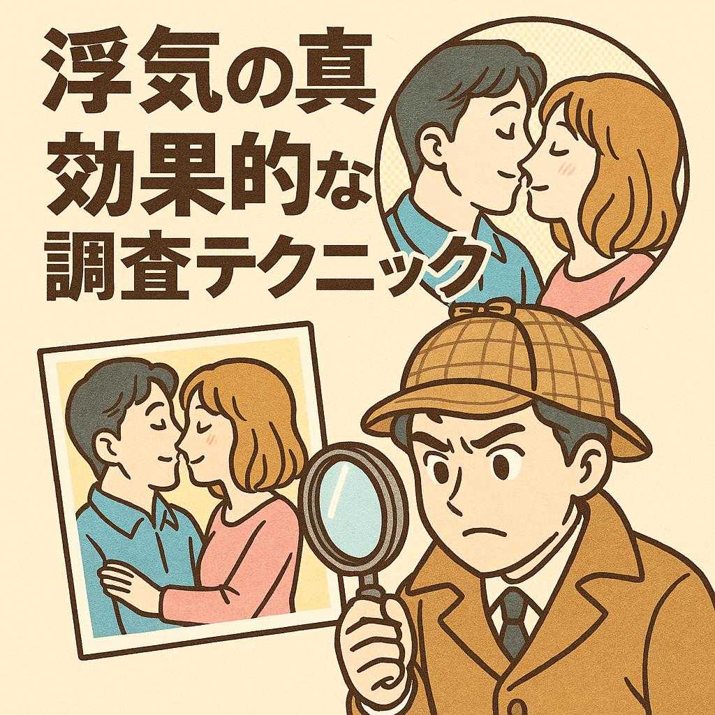 浮気の真実・効果的な調査テクニック集